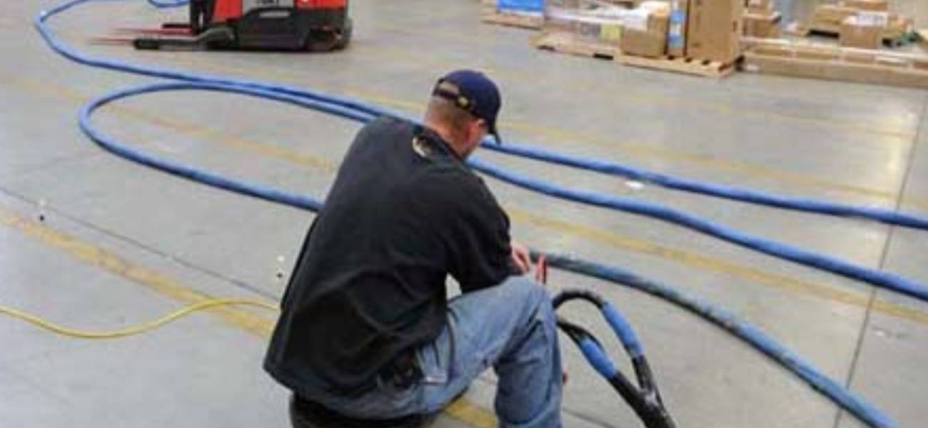 curled slab repair in warehouse